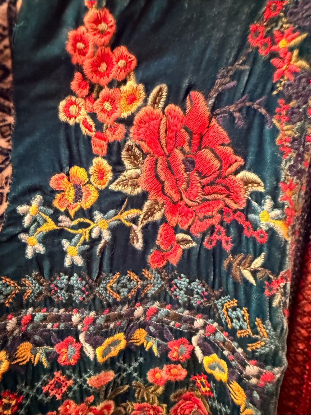 The Exotic Gorgeous Johnny Was Biza Embroidered Kimono jacket in XXL: Pls. Read - Picture 10 of 16